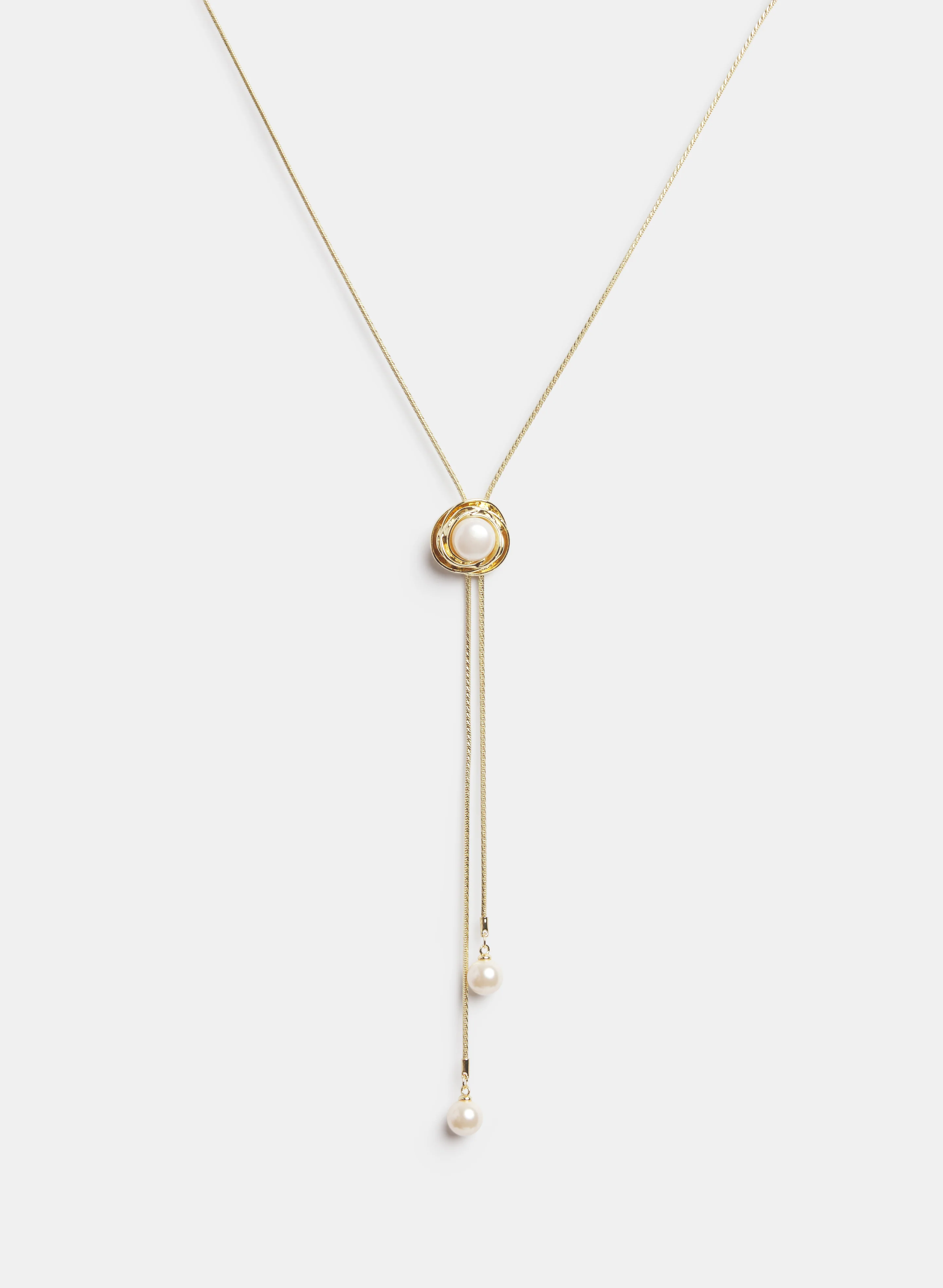 Y-Shape Pearl Necklace
