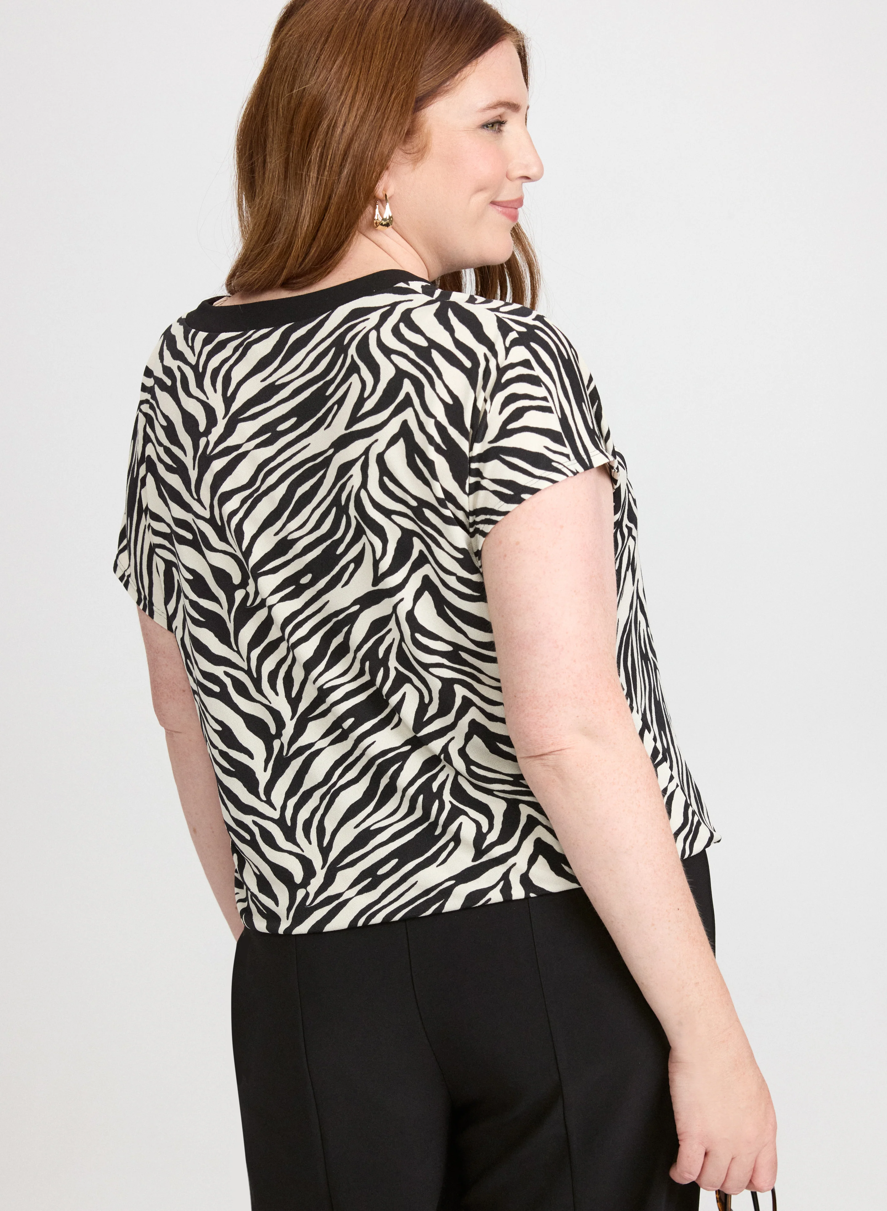 Zebra Print Top - Image 4