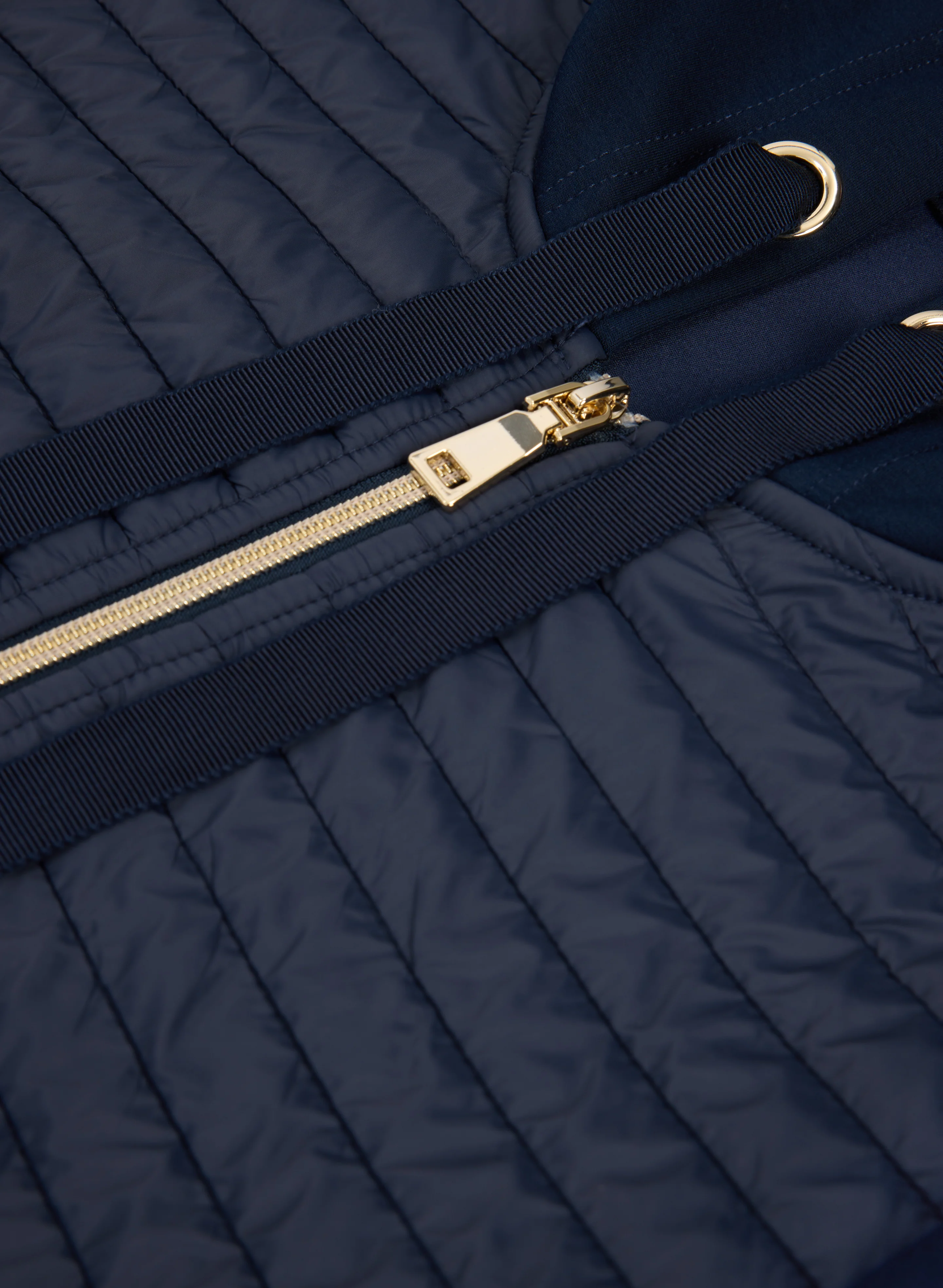 Zip Nylon Trim Top - Image 7