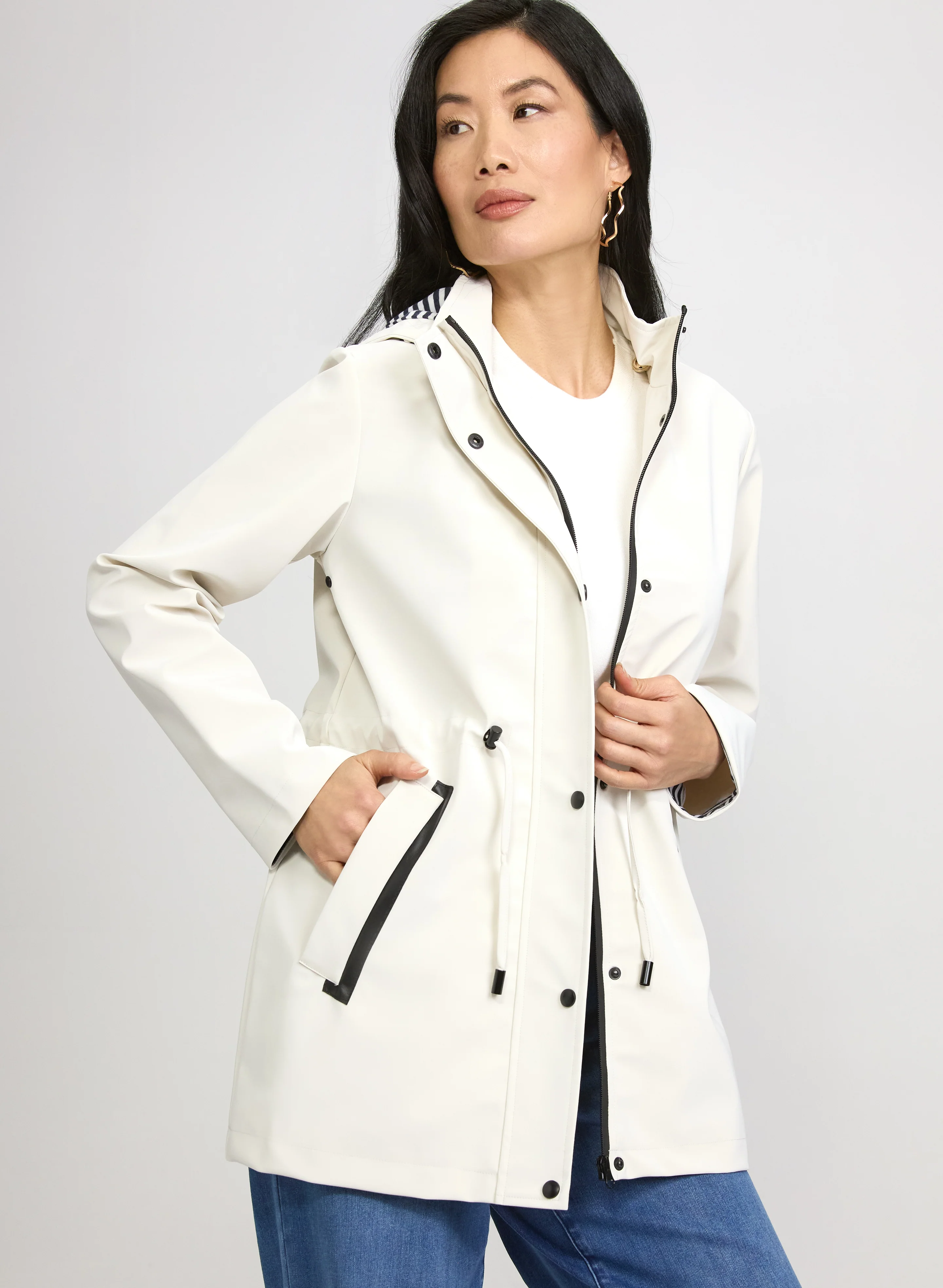 Zip Rain Coat