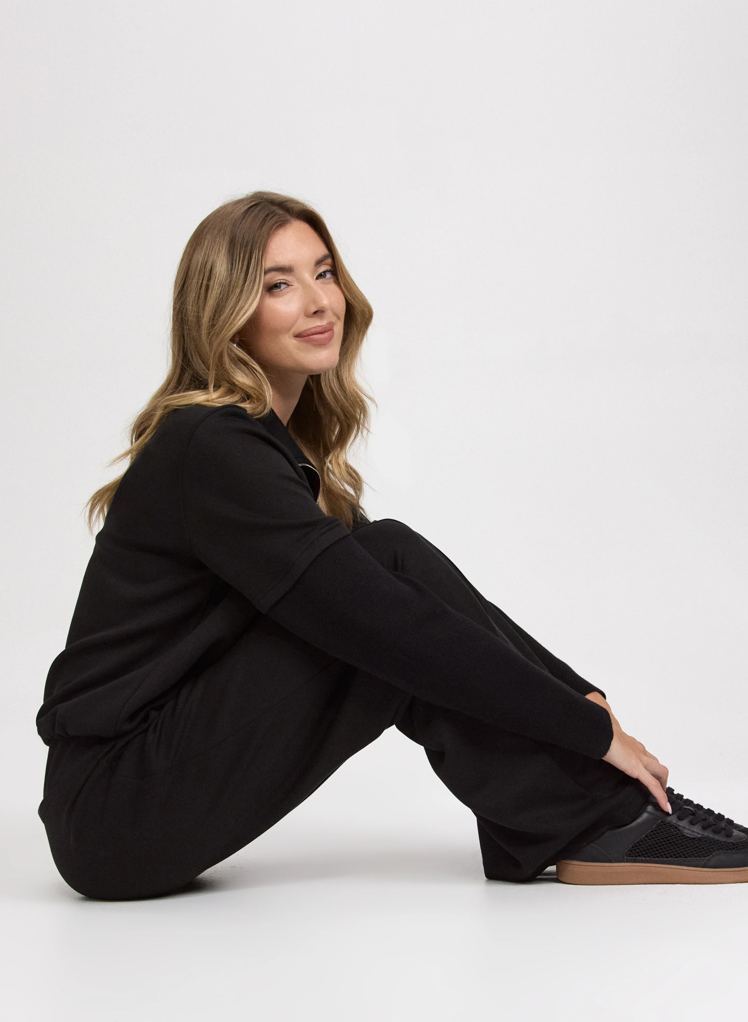 Zip-Up Funnel Neck Top - Image 6