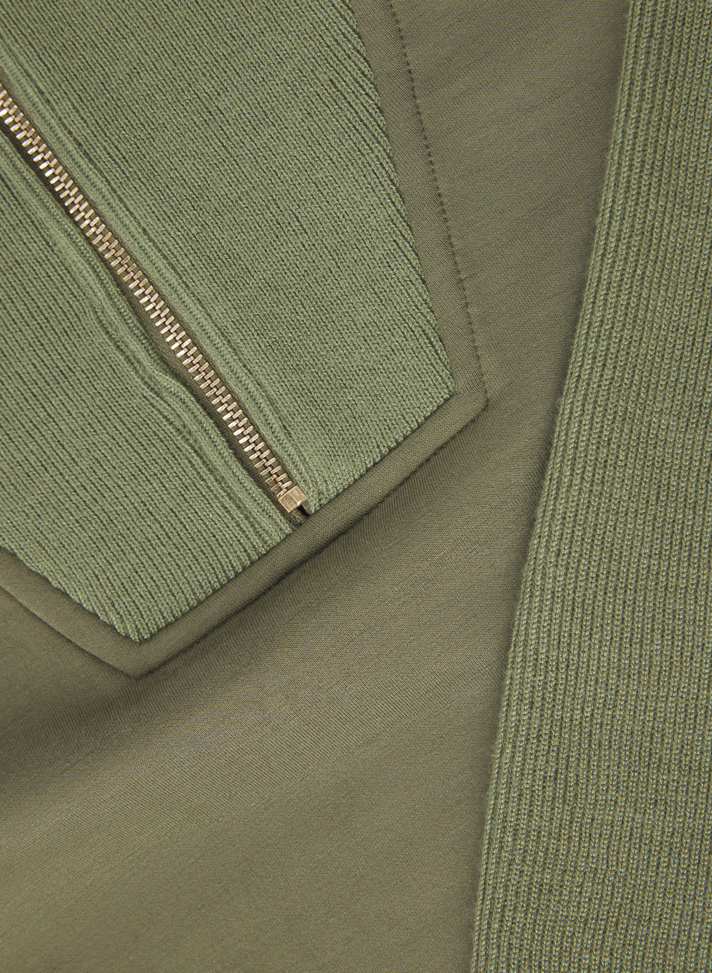 Zip-Up Funnel Neck Top - Image 7
