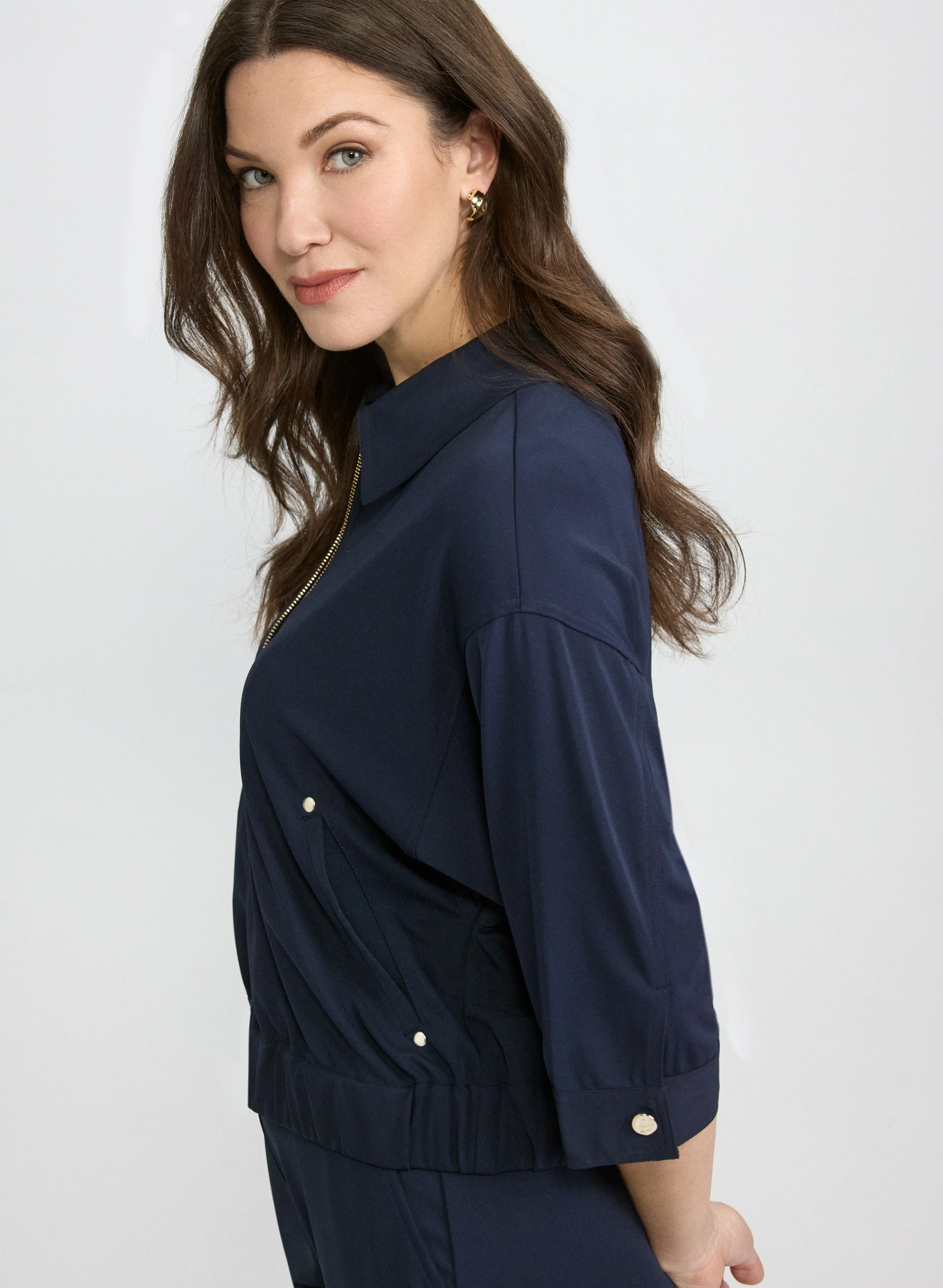 Zip-Up Jersey Top - Image 8